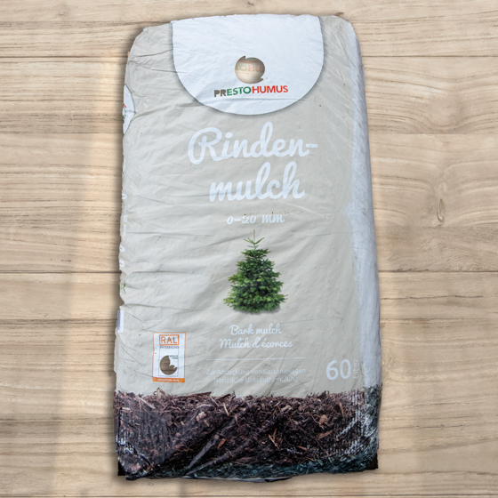 Rindenmulch fein 0–20 mm